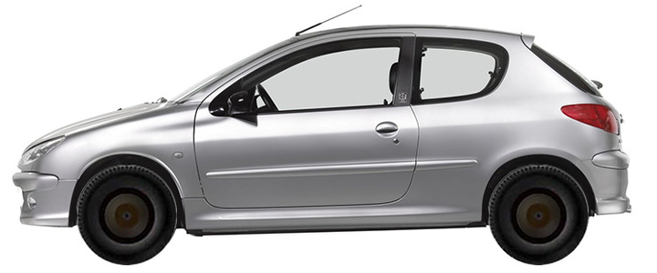 Peugeot 206 2C, 2H Hatchback 3d (1998-2009) 1.9D